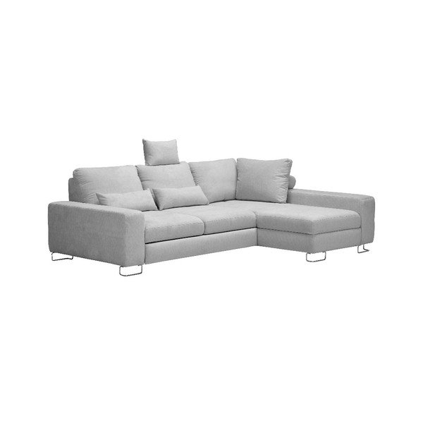 Jasnoszary rozkładany narożnik prawostronny Windsor & Co Sofas Alpha-image-4