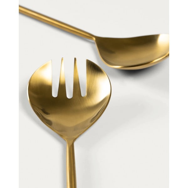 Sztućce do sałatek ze stali nierdzewnej 2 szt. Lite – Kave Home-image-2