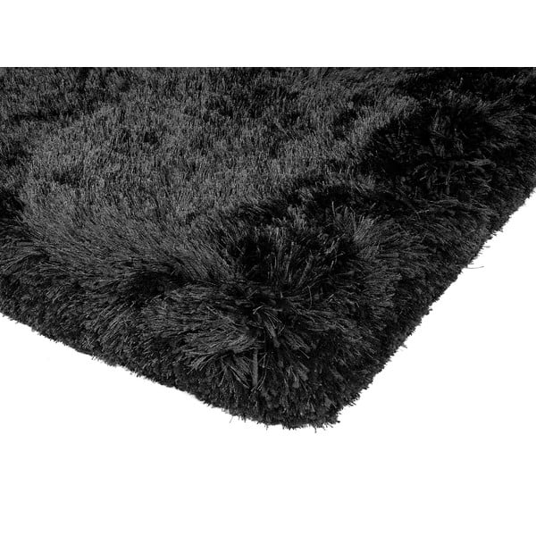 Kudłaty dywan Shaggy Plush Black, 140x200 cm
