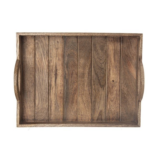 Drewniana taca do serwowania 30.5x40.5 cm Mango – Orion-image-2