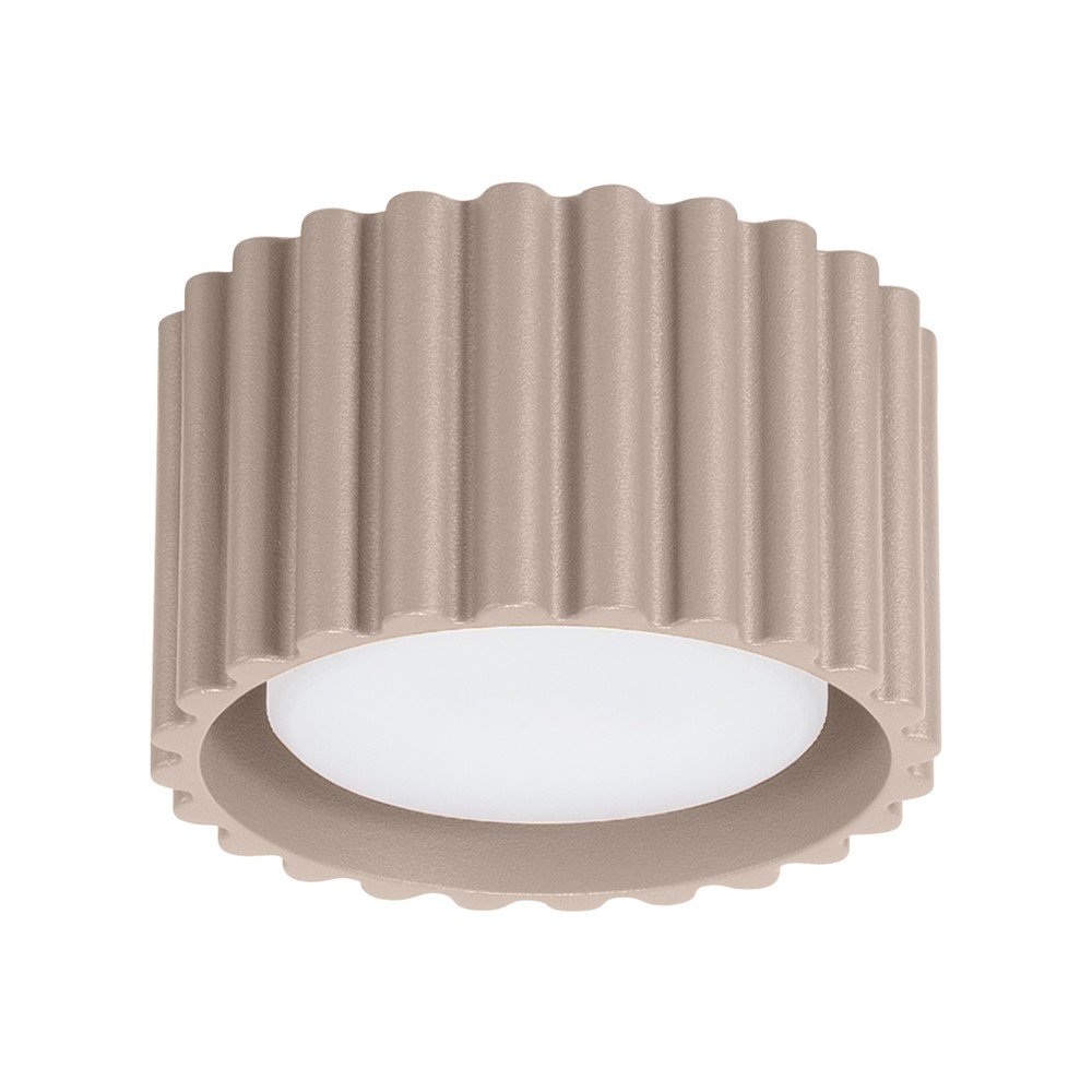 Szarobrązowa metalowa lampa punktowa ø 10 cm Zora – Sollux