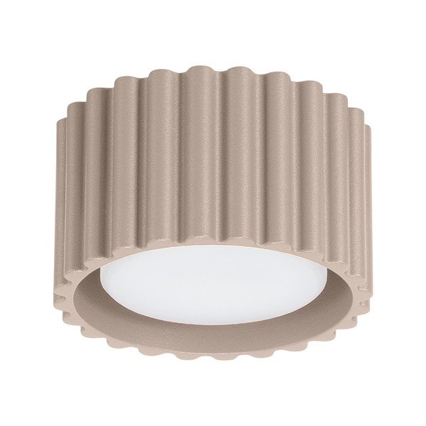 Szarobrązowa metalowa lampa punktowa ø 10 cm Zora – Sollux