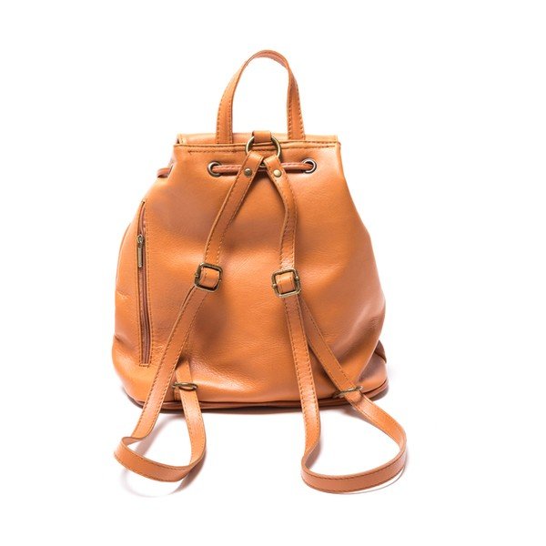 Plecak skórzany Isabella Rhea 2127 Cognac-image-3
