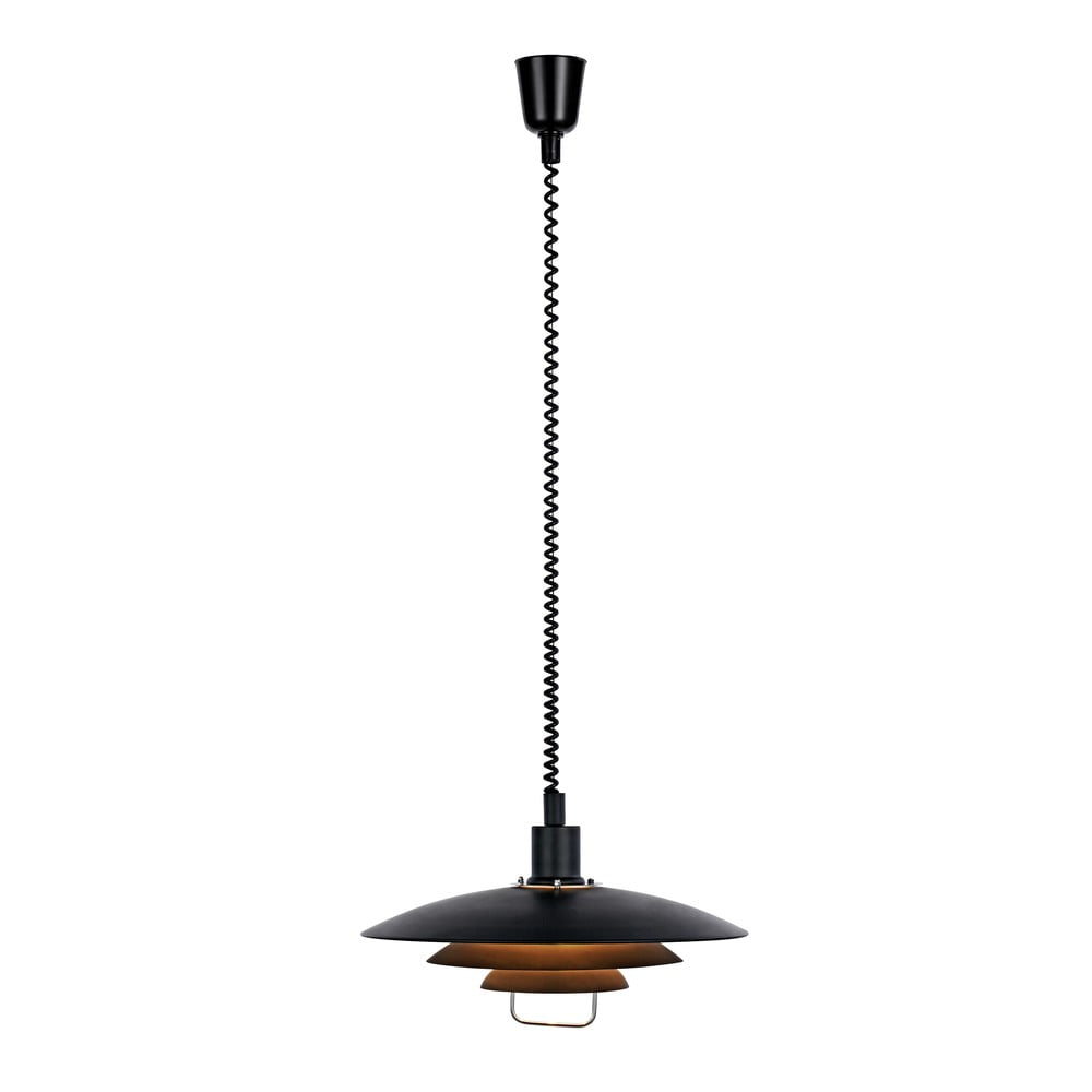 Czarna lampa wisząca Markslöjd Kikrenes, ø 48 cm (zdjęcie 5)