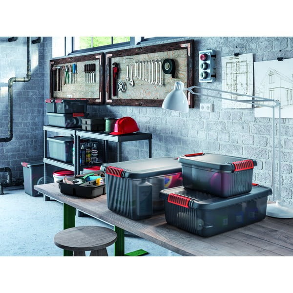 Szary plastikowy separator do pojemnika 54,5x36x8,5 cm K Latch Box – KIS-image-1