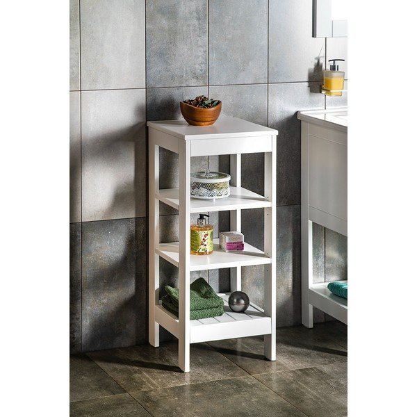 Biały regał łazienkowy 36x86,5 cm Etide – Sapho-image-2