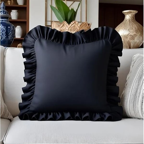 Poszewka na poduszkę z mieszanki bawełny 40x40 cm Ruffled – Mila Home-image-2