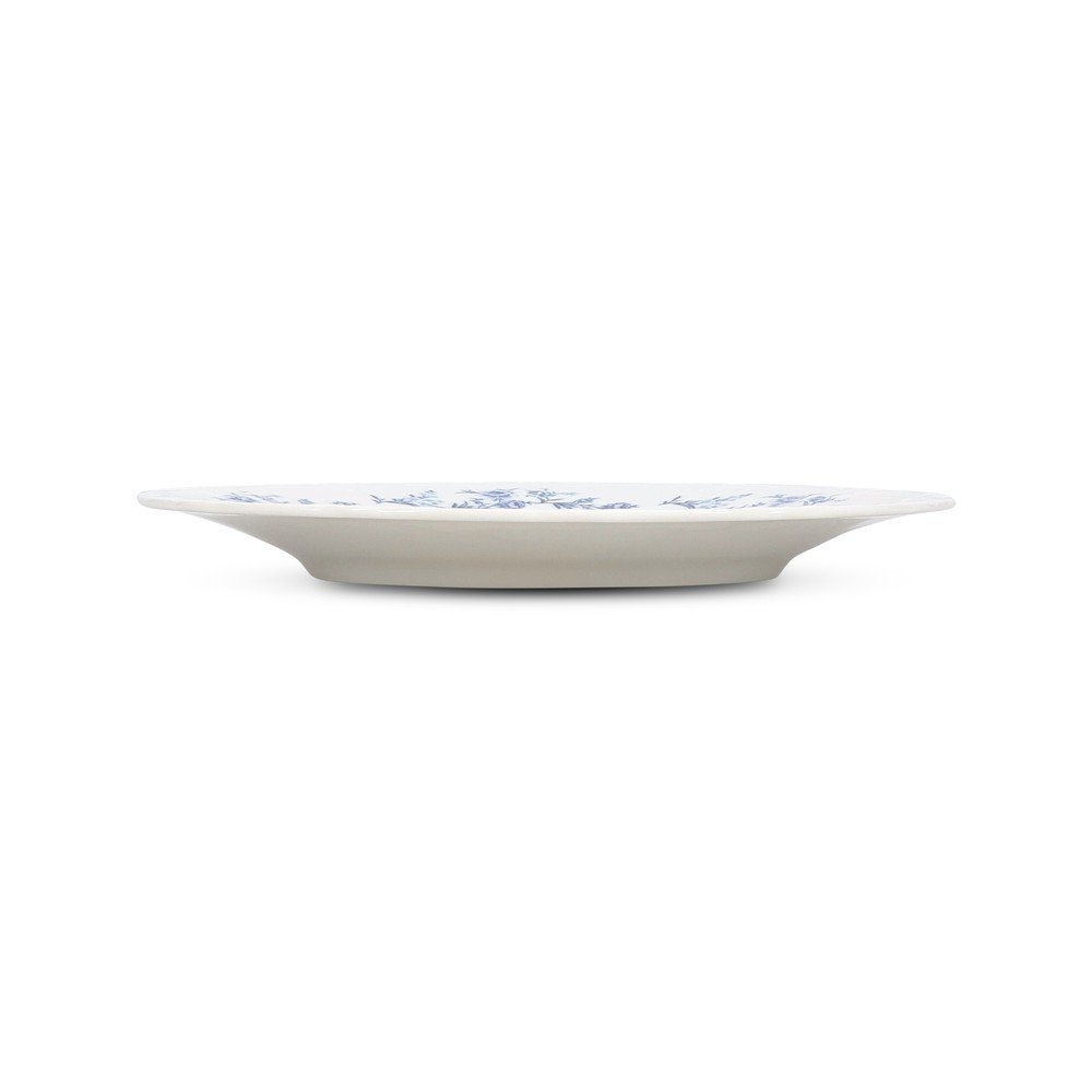 Biały/niebieski porcelanowy talerz ø 21 cm Retro – BonBistro (zdjęcie 5)