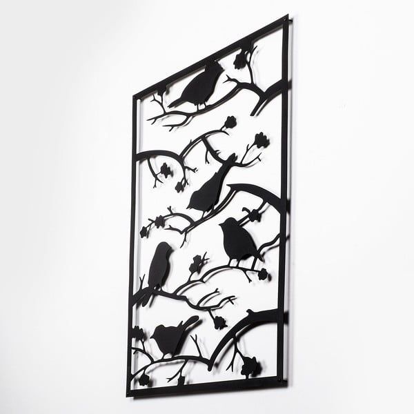 Metalowa dekoracja ścienna 47x66 cm Branch & Birds – Wallity-image-2