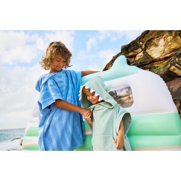 Zielony dziecięcy ręcznik plażowy z kapturem Sunnylife Monster, 3-6 lat-image-2