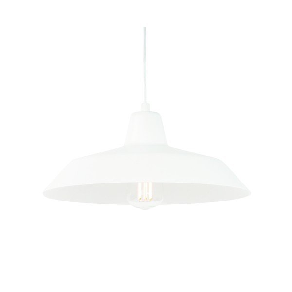 Biała lampa wisząca Bulb Attack Cinco