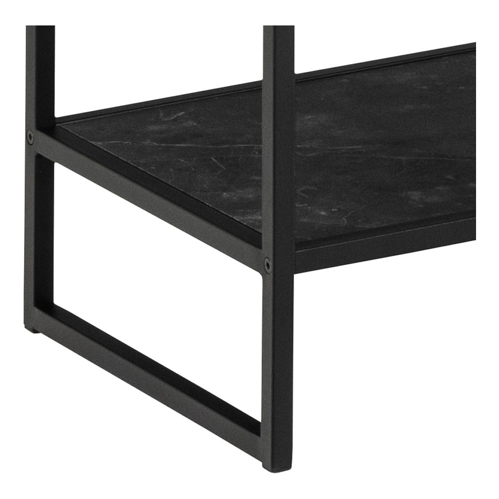 Czarny regał w dekorze kamienia 85x185 cm Strington – Actona (zdjęcie 8)