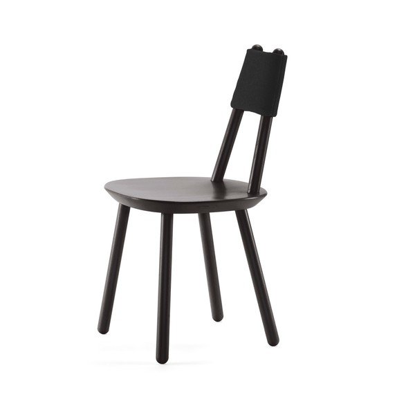 Czarne krzesło z litego drewna EMKO Naïve-image-3