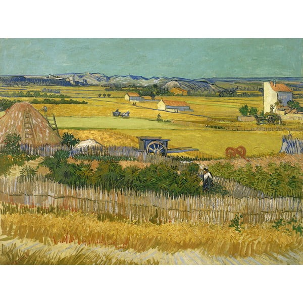 Obraz – reprodukcja 70x50 cm The Harvest, Vincent van Gogh – Fedkolor