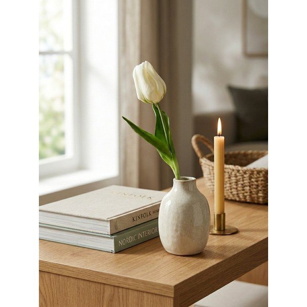 Sztuczny kwiat (wysokość 20 cm) Tulip – Ego Dekor-image-1