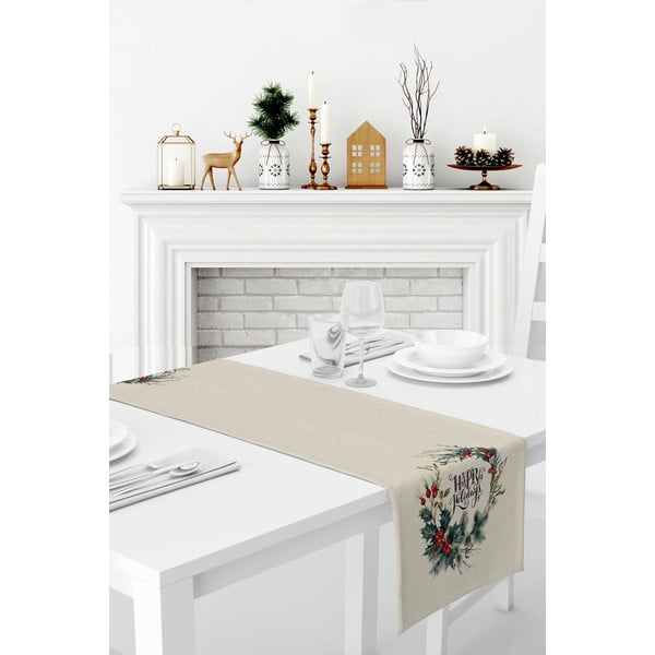 Bieżnik ze świątecznym motywem 40x140 cm – Kate Louise-image-1