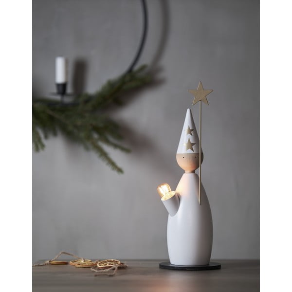 Biała dekoracja świetlna ze świątecznym motywem ø 12 cm Lucia Classic – Star Trading-image-2