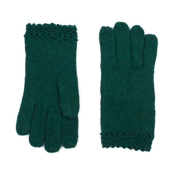 Zielone damskie rękawiczki Art of Polo Ursula