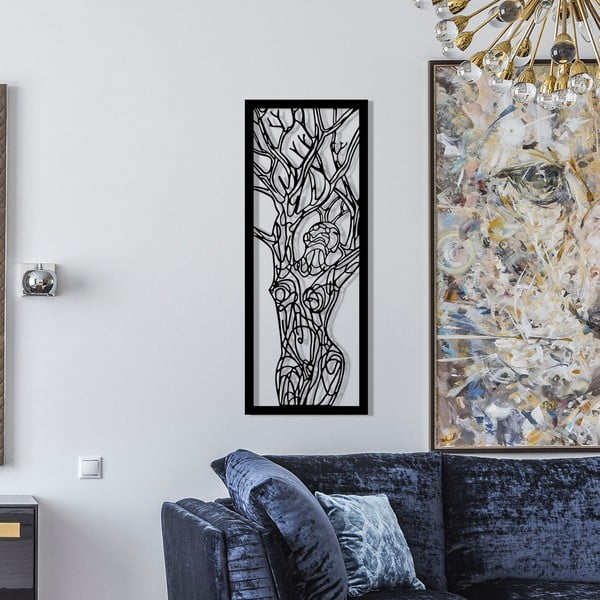 Metalowa dekoracja ścienna 20x51 cm – Wallity-image-2