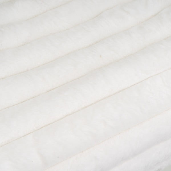 Biały koc z mikropluszu 130x160 cm Fur Velvet – Casa Selección-image-2