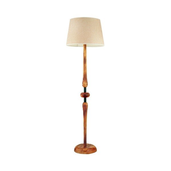 Lampa stojąca z drewna grabu Mayıs Yanık