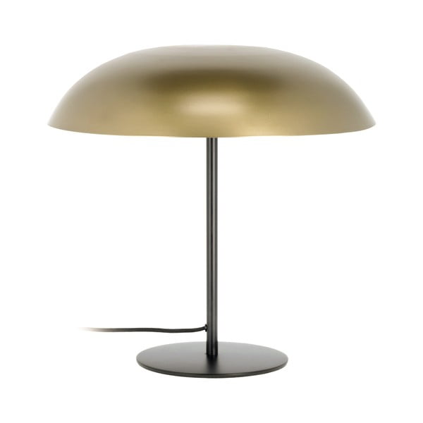 Lampa stołowa w kolorze złota z metalowym kloszem (wys. 34 cm) Carlisa – Kave Home