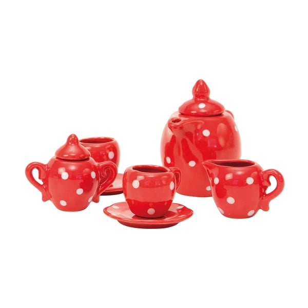 Porcelanowy serwis do kuchni zabawkowej La Grande Famille Tea Set – Moulin Roty