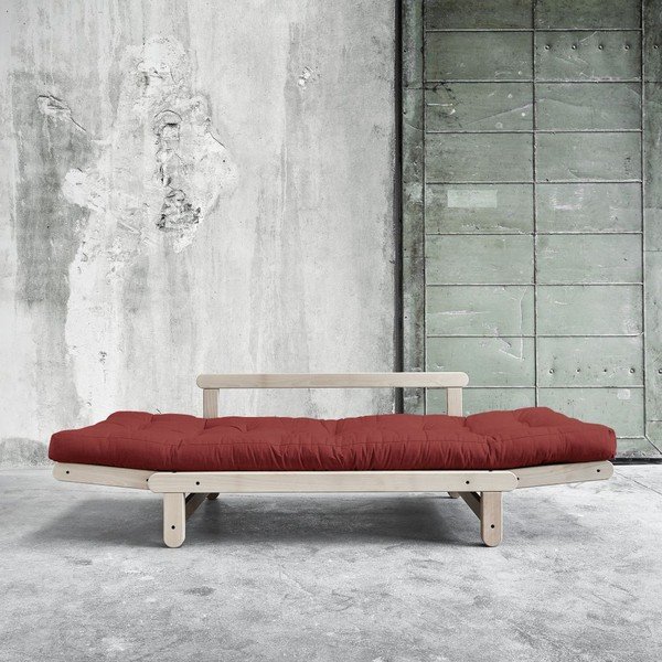 Sofa rozkładana Beat Beech/Passion Red-image-2