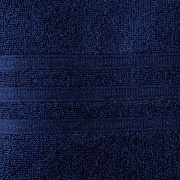 Ciemnoniebieskie bawełniane ręczniki frotte zestaw 6 szt. Zero Twist – Catherine Lansfield-image-3