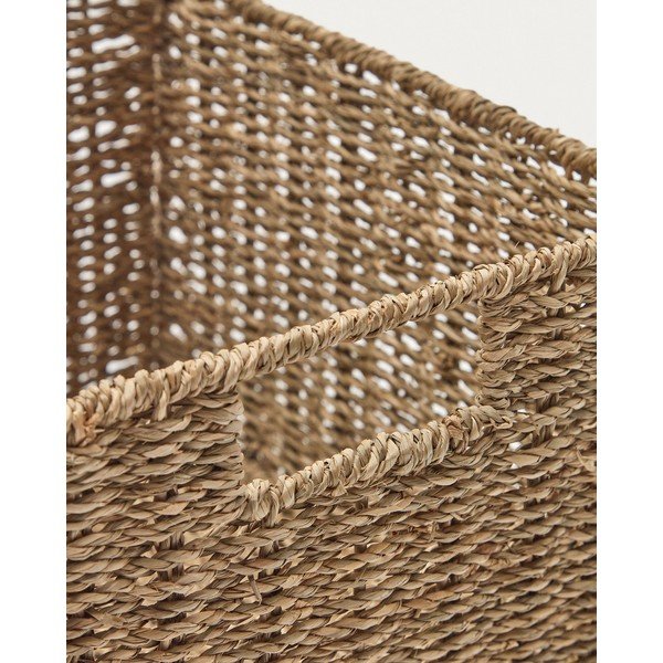 Koszyk do regału z trawy morskiej 32x32x33 cm Tossa – Kave Home-image-4