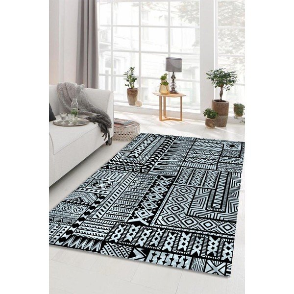 Niebieski dywan 180x120 cm Modern Design – Rizzoli-image-2