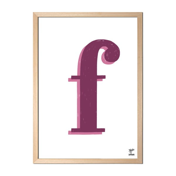 Plakat F designed by Karolina Stryková