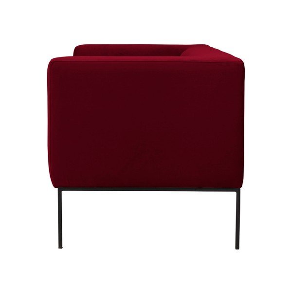 Czerwona aksamitna 2-osobowa sofa Windsor & Co Sofas Neptune-image-3