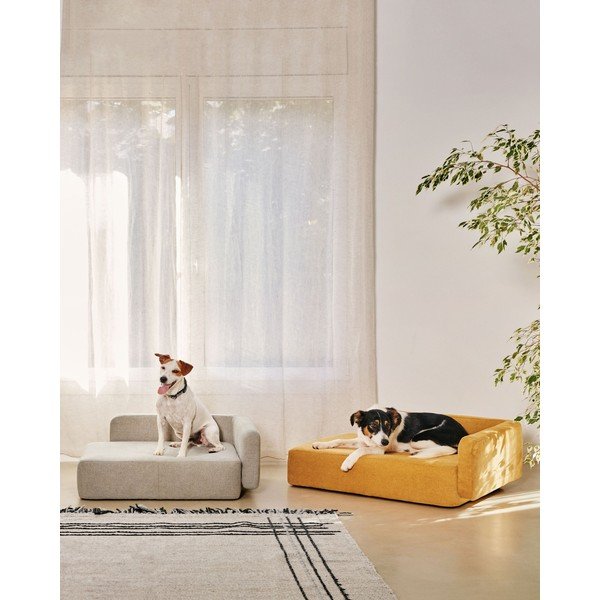 Beżowe legowisko dla psa 73x60 cm Bowie – Kave Home-image-3