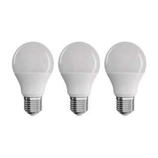 Zestaw 3 żarówek LED EMOS Classic A60 Warm White, 8,5W E27