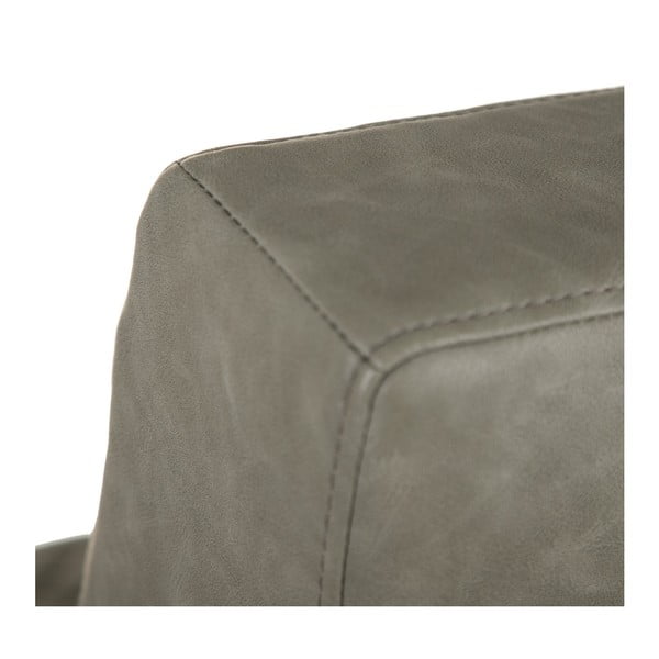 Fotel z imitacji skóry w kolorze khaki – Ixia-image-4