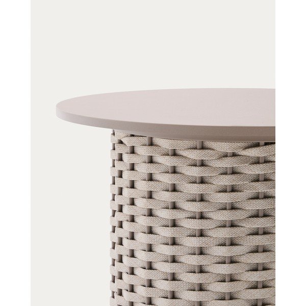 Metalowy okrągły stolik ogrodowy ø 50 cm Sedalis – Kave Home-image-3