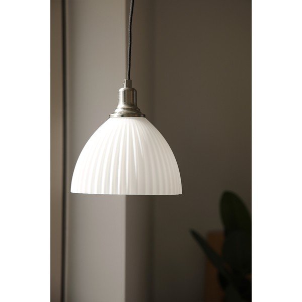 Biała szklana lampa wisząca ø18x18 cm Ro – Markslöjd-image-1