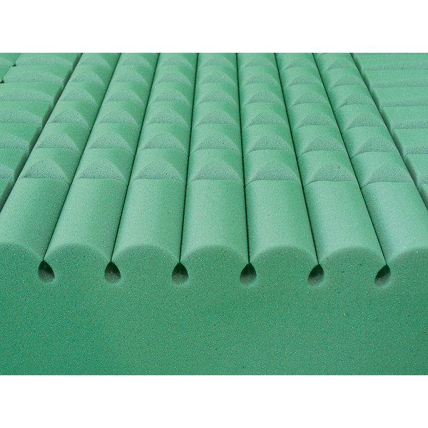 Twardy/średnio twardy sprężynowy materac dwustronny 80x200 cm Aloe bio-ex – Materasso-image-1