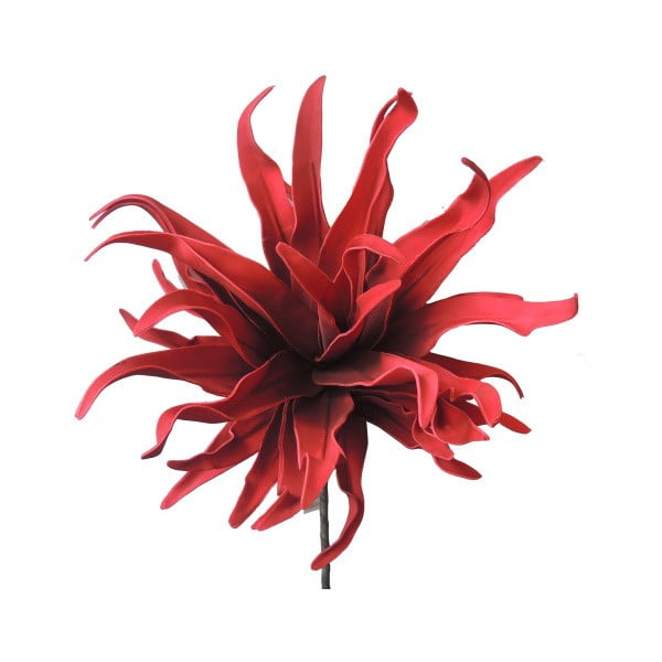 Czerwony sztuczny kwiat Stardeco Shiny