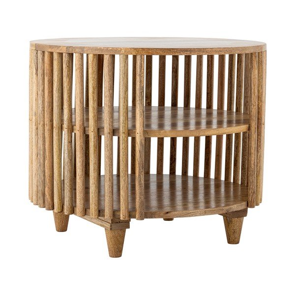 Okrągły stolik z litego drewna mango w naturalnym kolorze ø 60 cm Sali – Bloomingville-image-3