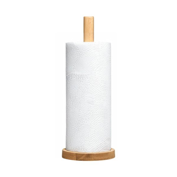 Drewniany stojak na ręczniki papierowe w naturalnym kolorze ø 12 cm Soka – Premier Housewares