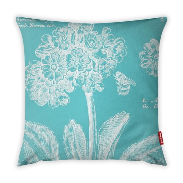 Turkusowa poszewka na poduszkę Vitaus Panento, 43x43 cm