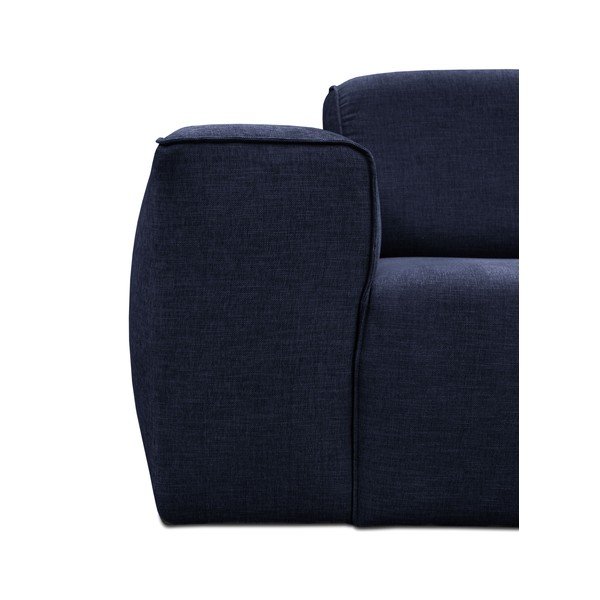 Niebieska sofa 3-osobowaz pufem Cosmopolitan Design Phoenix-image-3