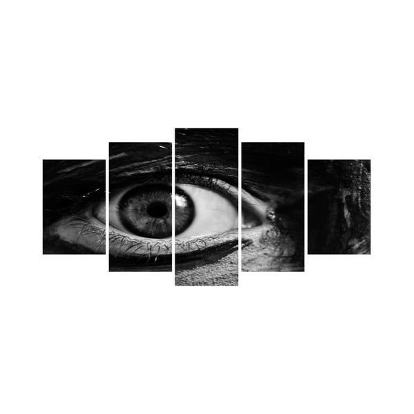 Wieloczęściowy obraz Black&White no. 32, 100x50 cm