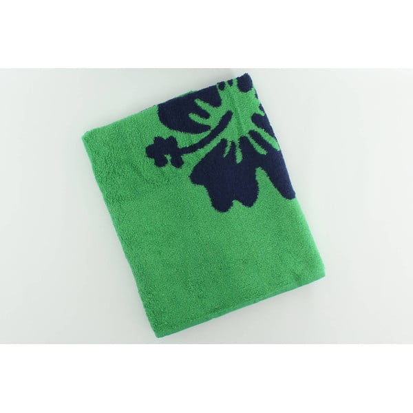 Ręcznik bawełniany BHPC Orchidea 80x150 cm, zielony