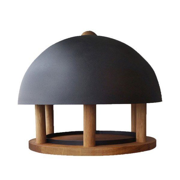 Dębowa budka dla ptaków na nóżce Esschert Design-image-1