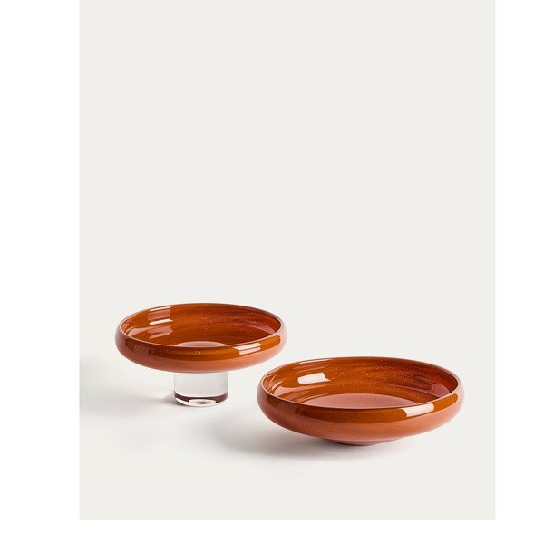 Szklana miska dekoracyjna ø 34 cm Denuo – Kave Home-image-3