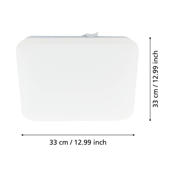 Biała lampa sufitowa LED 33x33 cm FRANIA – EGLO-image-2