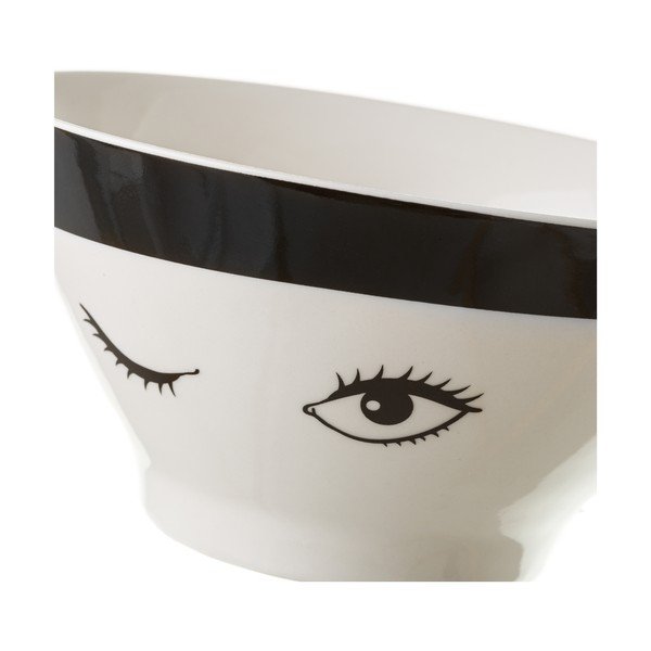 Porcelanowa miska Unimasa Black Dreameyes, 350 ml-image-1